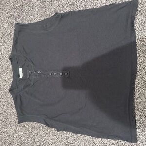 Madewell Charcoal grey tee. Size M